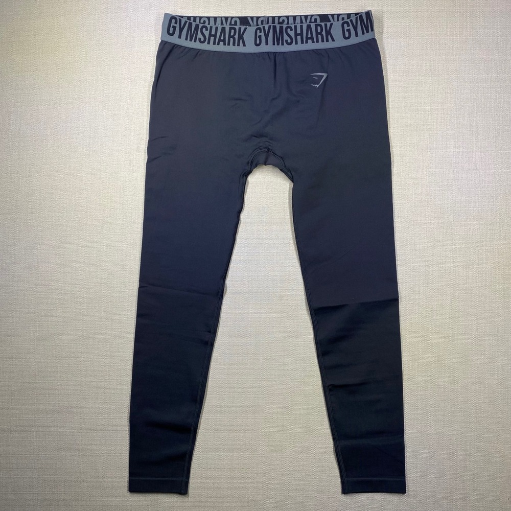 Gymshark Fit Seamless Leggings Black Charcoal Grey XL Activewear